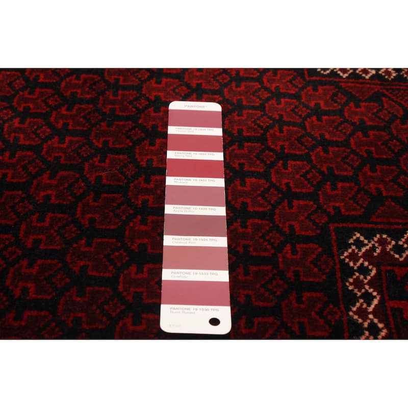 Teimani Burgundy Rug 2'10" x 4'4" - 2'10 x 4'4