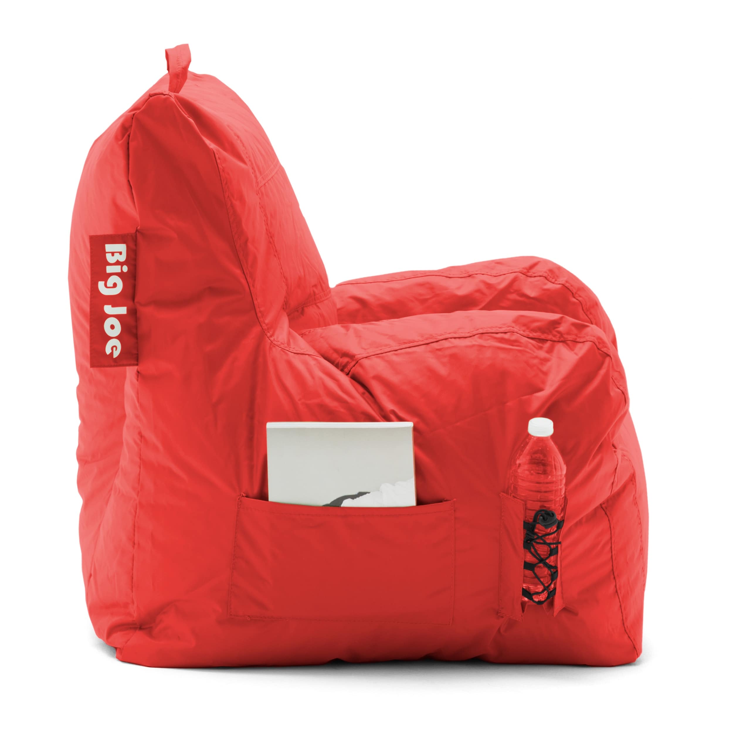 Big Joe Dorm Bean Bag Chair Two Tone Red Home Kitchen Surclima Furniture
