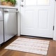 preview thumbnail 30 of 47, Premium Washable Super Soft Watercolor Ombre Stripes Mayfield Rug Peach - 1'8" x 2'6"