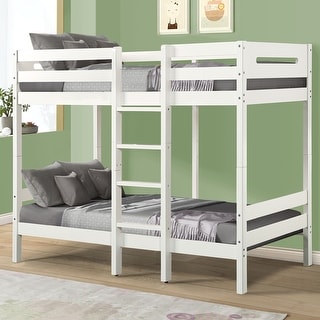 Twin/Twin Bunk Bed with Ladder