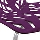 preview thumbnail 46 of 74, Asbury Stackable Dining Chair with Chrome Legs Side Chair with Modern Cut-Out Design Backrest