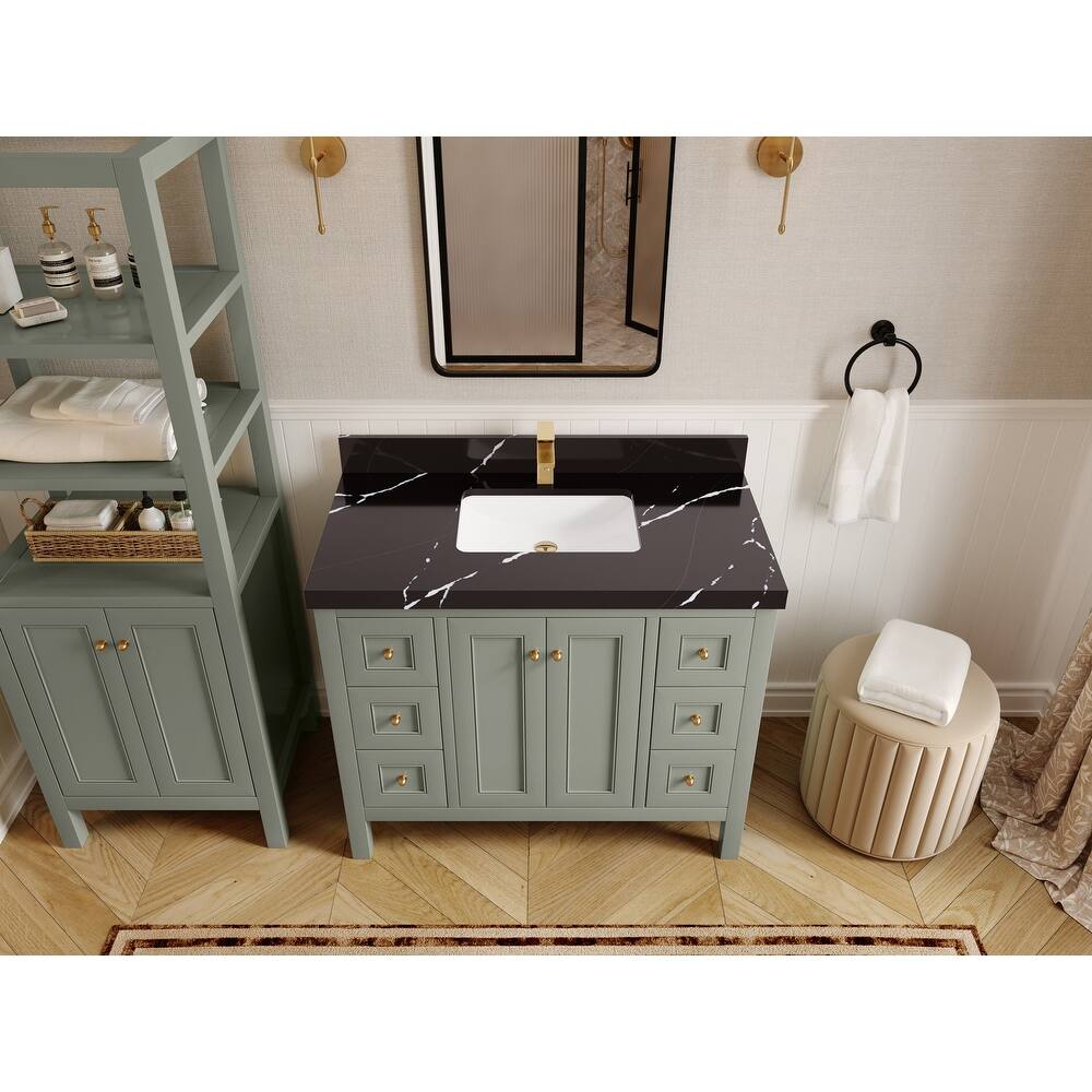 Willow Collections 42 in. W x 22 in. D Nashville Single Sink Bathroom Vanity with Countertop