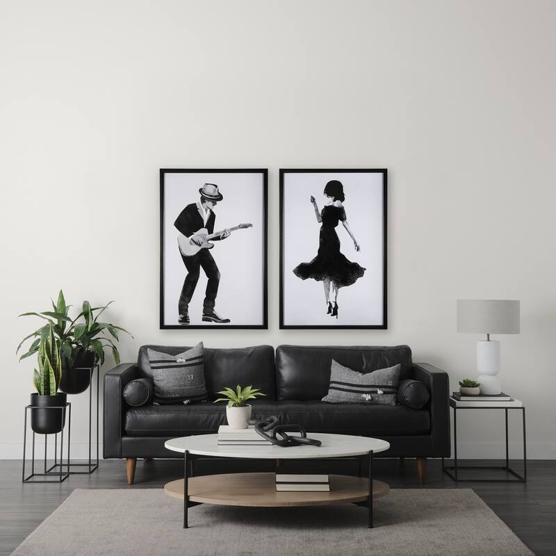 A Dancing Night II Framed Art Print