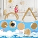 preview thumbnail 21 of 25, Foldable Pikler Triangle Set Toddler Wood Montessori Climbing Toys