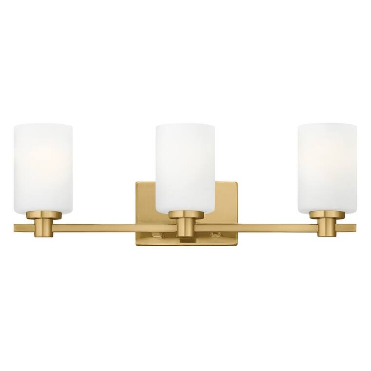 Hinkley Lighting Karlie 3 Light 22.5" Wide Bathroom Vanity Light with - Lacquered Brass
