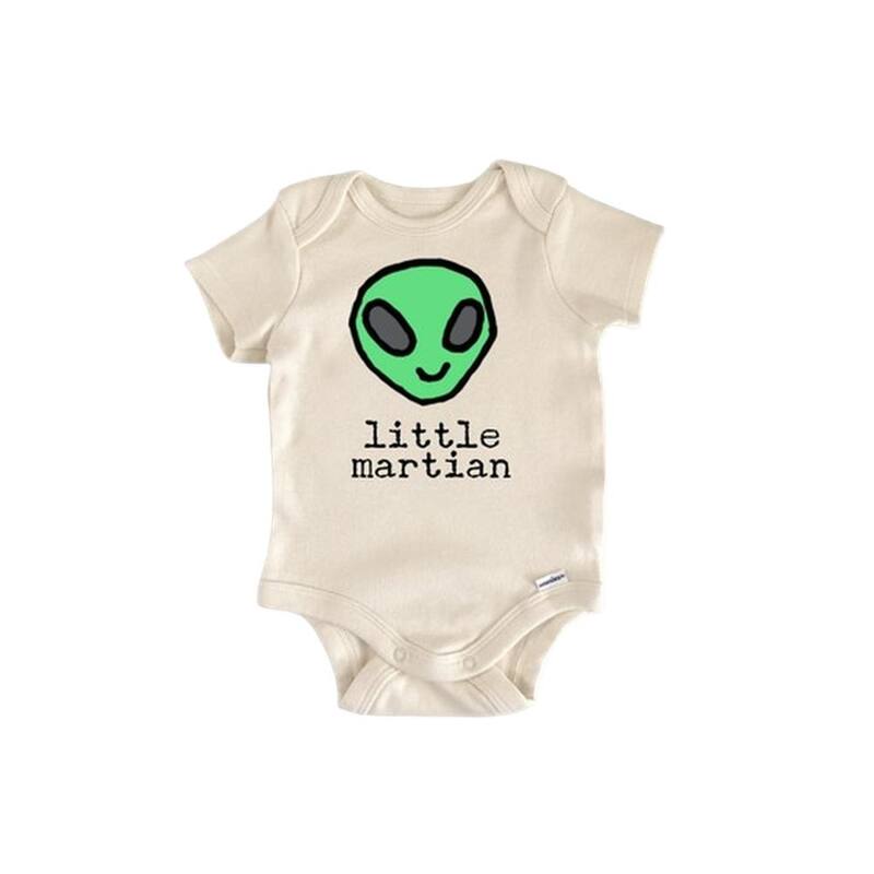 Alien - Baby Boy Girl Clothes Infant Bodysuit Funny Cute Newborn