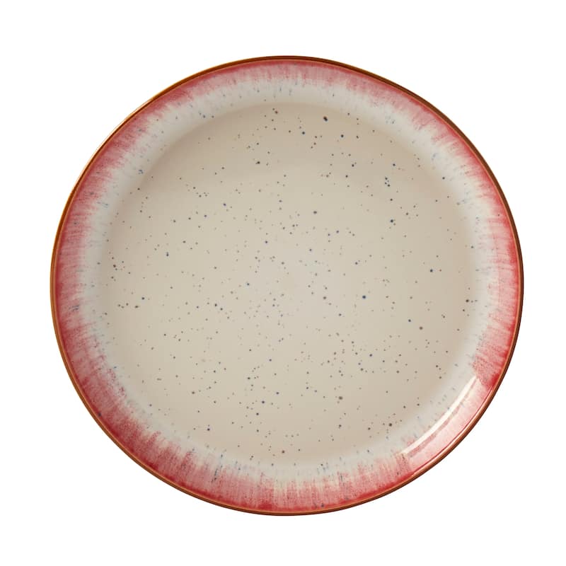 Tabletops Gallery Hanover Berry Stoneware 12-piece Dinnerware Set