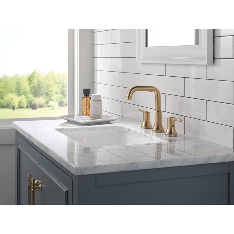 Delta 3554-MPU-DST Trinsic 1.2 GPM Widespread Bathroom Faucet with