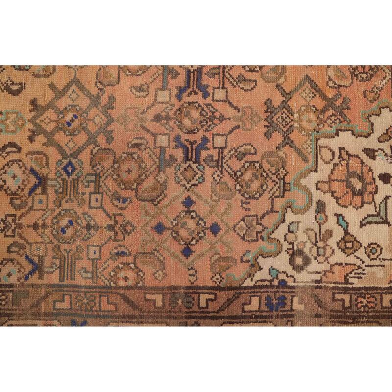 ECARPETGALLERY Hand-knotted Antalya Vintage Copper Wool Rug - 4'9 x 9'7