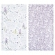 preview thumbnail 2 of 5, Lavender Provence Eau de Lavande Botanical Kitchen and Bathroom Graphic Print Hand Towels Set of 2