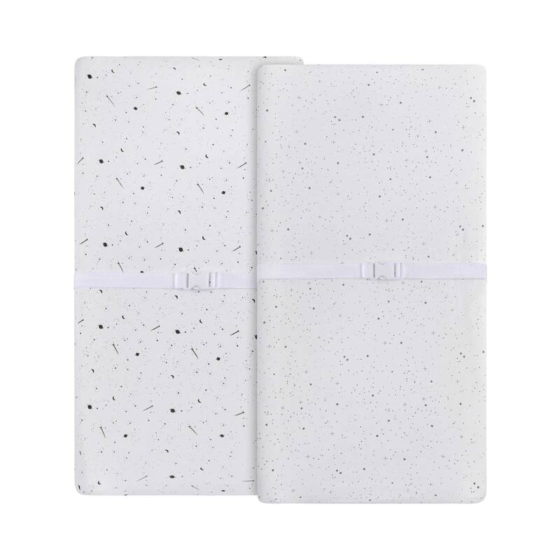 Ely's & Co. Baby Fitted Changing Pad Cover - Cradle Sheet Set - 2 Pack - 32" x 16"