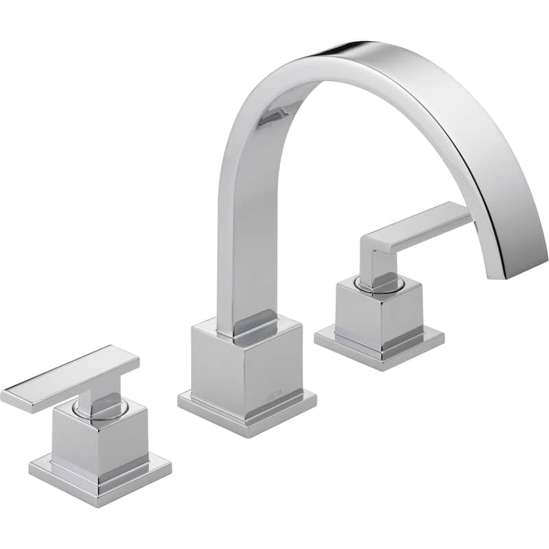 Delta Vero Deck Mounted Roman Tub Filler Trim - Chrome
