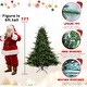 preview thumbnail 23 of 22, 4/5/6/7/7.5 FT PVC/PE Mixed Green Memory Wire Christmas Tree