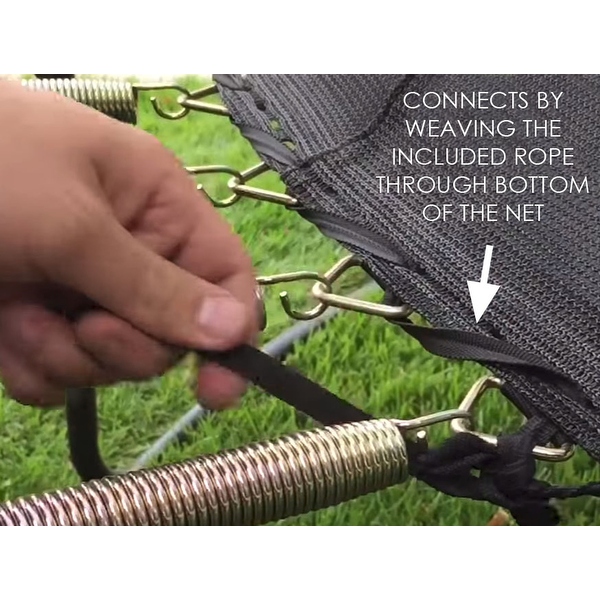 Square trampoline net hot sale