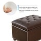 preview thumbnail 43 of 51, Adeco High End, Classy, Tufted Storage Bench, Ottoman Footstool