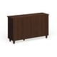 preview thumbnail 5 of 4, Porch & Den Harold Martin Brown/ White 3-door Shoe Cabinet