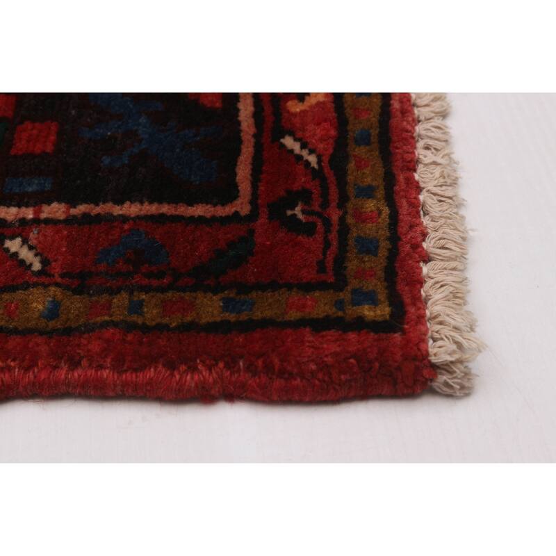 ECARPETGALLERY Hand-knotted Andelz Red Wool Rug - 3'9 x 12'10
