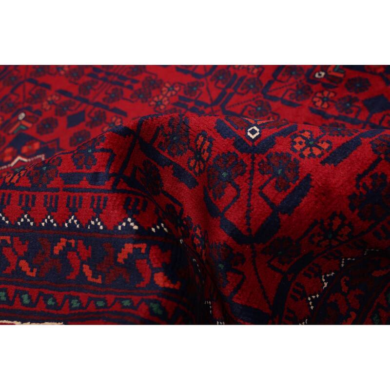 ECARPETGALLERY Hand-knotted Finest Khal Mohammadi Red Wool Rug - 6'0 x 8'1