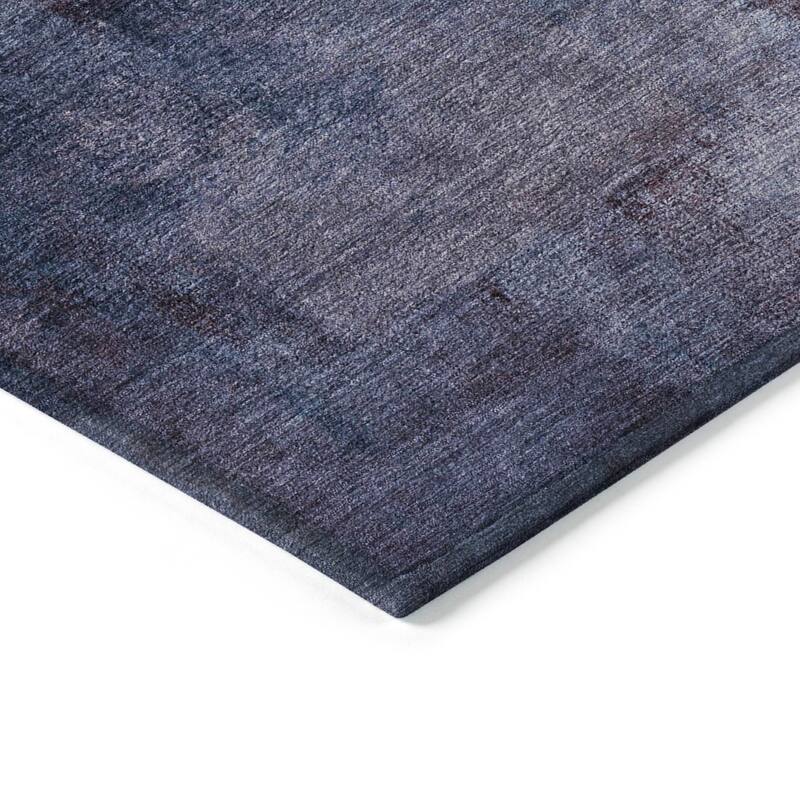 Machine Washable Indoor/ Outdoor Chantille Solid Ombre Rug