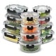 preview thumbnail 1 of 3, JoyJolt 24-Piece Fluted Glass Food Storage Container Set with Lids - 13.5 oz. 20.5 oz. 32 oz. 5.2 in. 5.9 in. 6.75 in. Black
