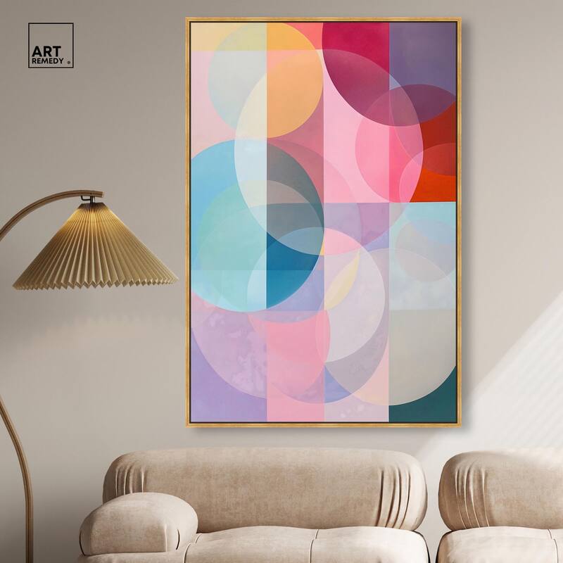 Oneiric Circles IV Canvas by Art Remedy