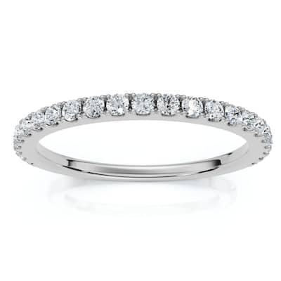 1/5Ct Diamond Wedding Stackable Anniversary Ring Gold Lab Grown