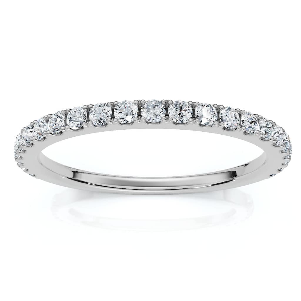 Bliss Diamond 1/5Ct Diamond Wedding Stackable Anniversary Ring Gold Lab Grown