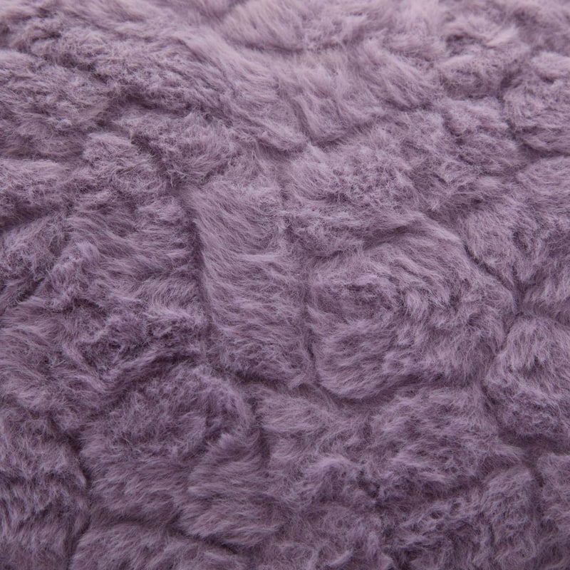 GDF Studio - Extra-Wide Faux Fur Upholstered Swivel Home Office Chair with Metal Base with 26.4" Oversized Seat