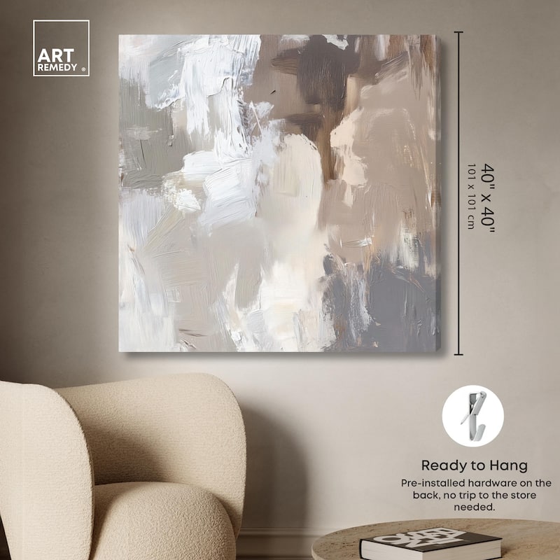 Faded Textured I Canvas by Art Remedy, Gallery Wrapped