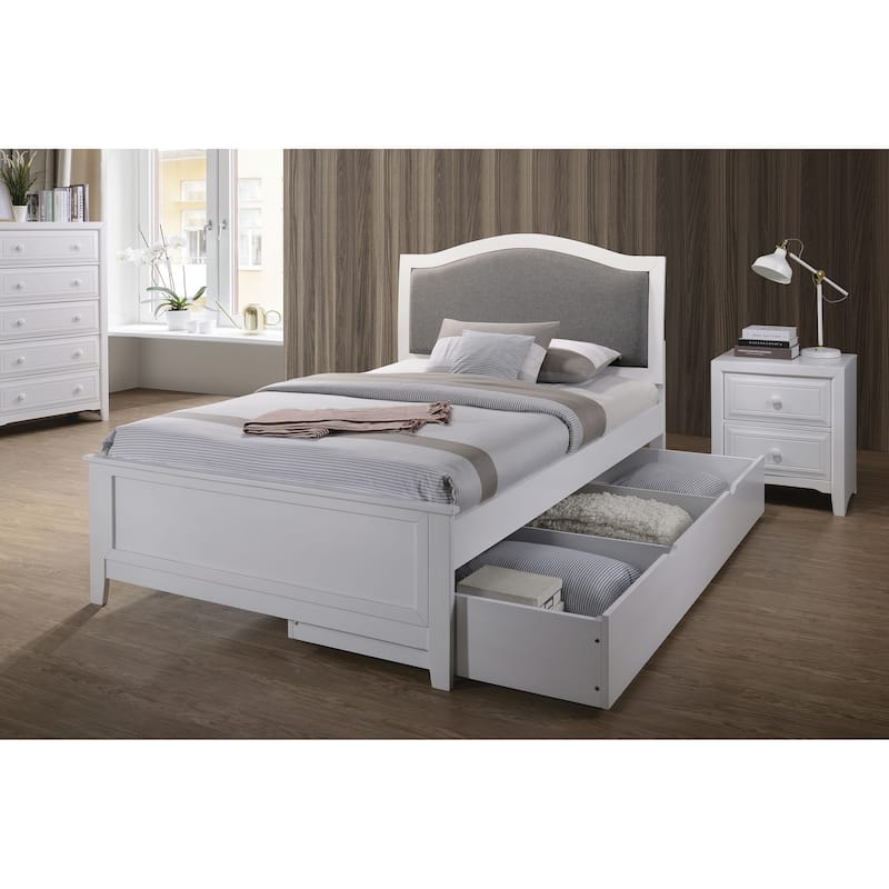 Hepatica Transitional Twin Solid Wood Trundle by Furniture of America