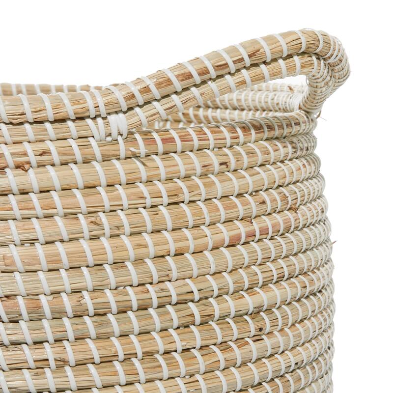 Seagrass Contemporary Storage Basket (Set of 2)