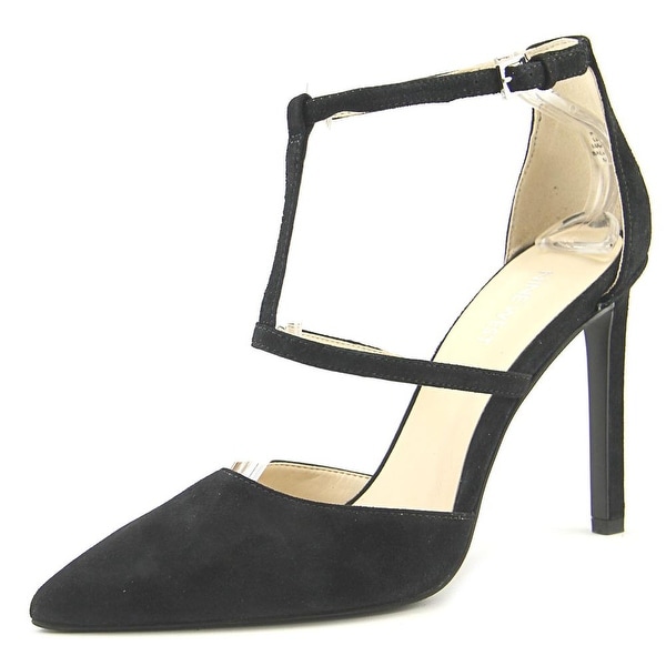 nine west black platform heels