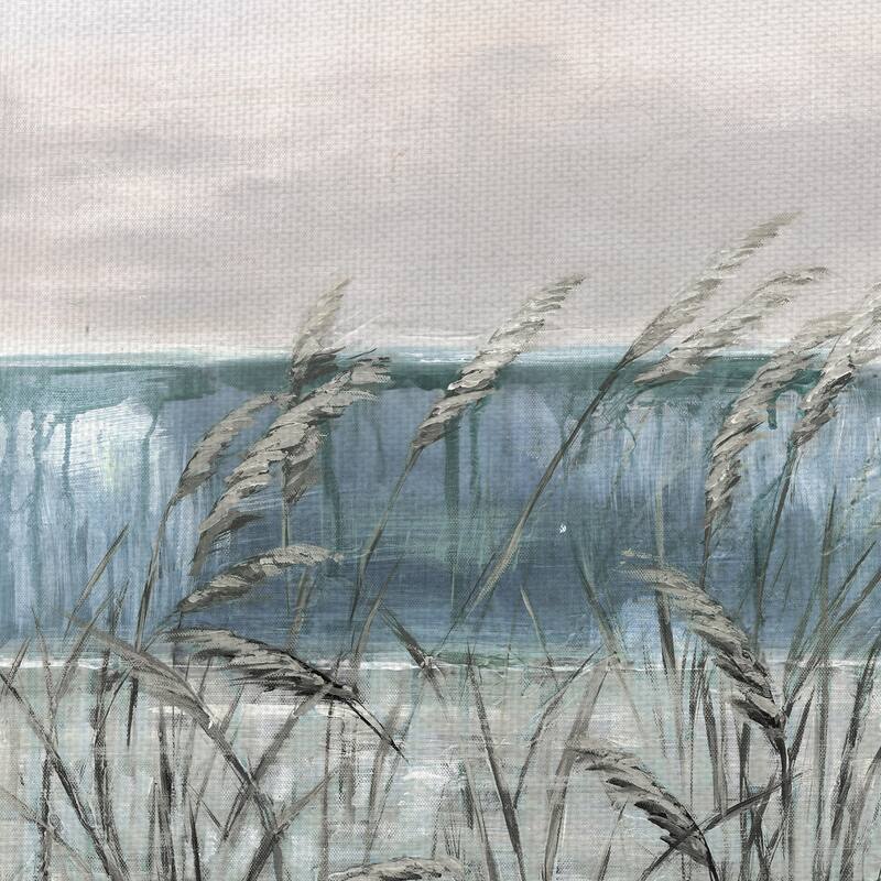 Beach Grass Blues I Canvas Art Print