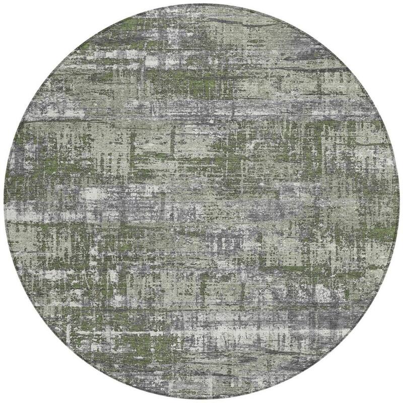 HomeRoots Geometric Transitional Rectangle Outdoor Rug
