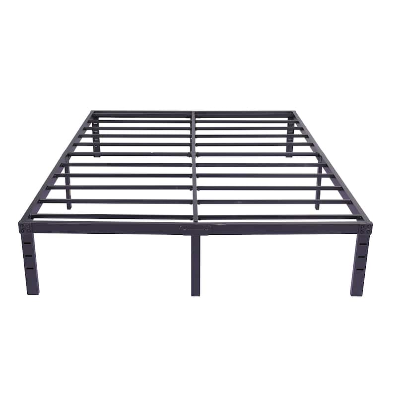 NNV 14" 3500 lbs Heavy Duty Bed Frame, Duty Steel Slat Metal Bed Frame