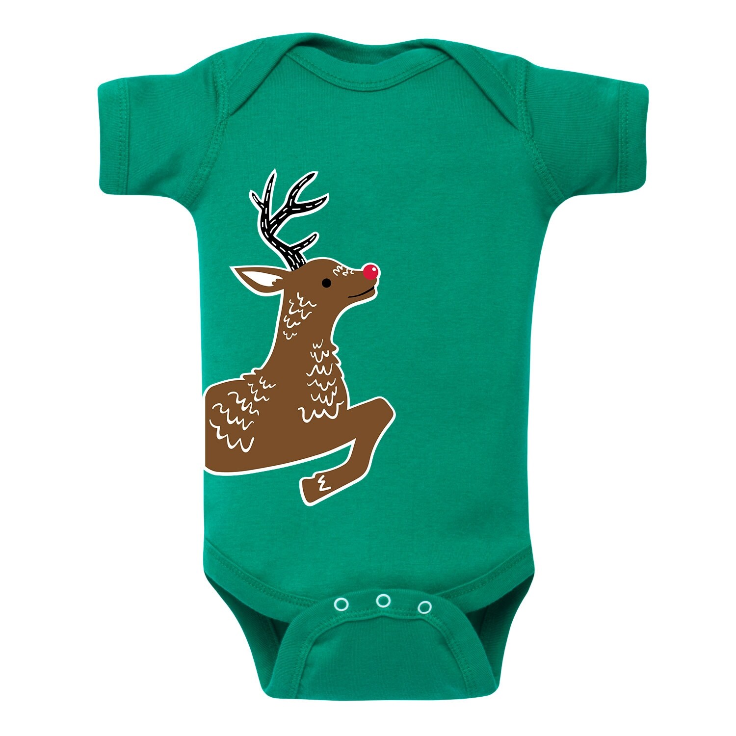 Shop Side Hit Reindeer Infant One Piece Overstock 23512439