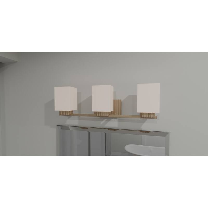 Joyner 3-Light Bronze Gold Bath Light