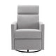 preview thumbnail 33 of 49, Roomfitters Modern Upholstered Rocker Nursery Chair, Plush Seating Glider Swivel Recliner Chair, Beige
