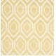 preview thumbnail 146 of 151, SAFAVIEH Handmade Chatham Alwine Moroccan Modern Wool Rug 4' x 4' Square - Light Gold/Ivory