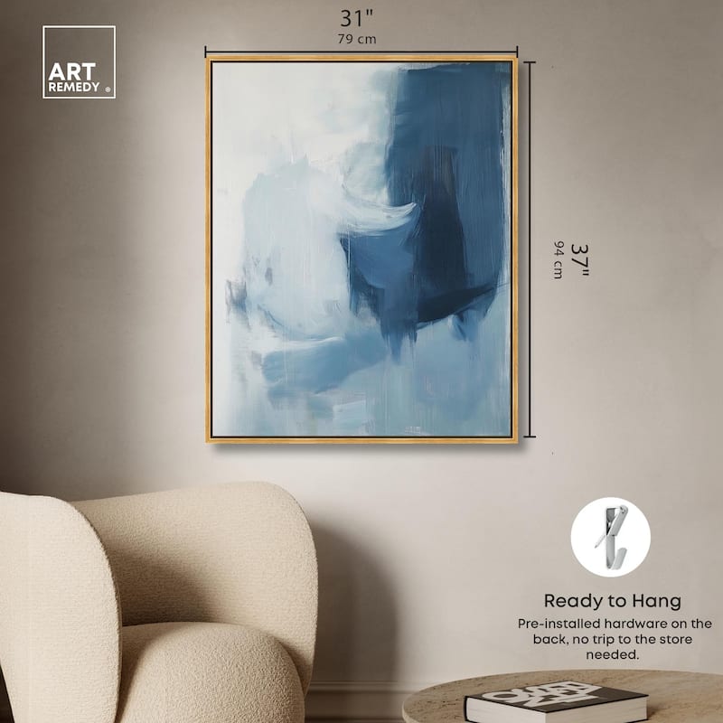 Glacial Reflections II Canvas by Art Remedy