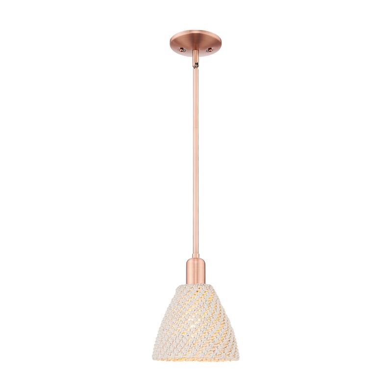 Innovations Lighting 716-1S-10-8 Natural Ballston Dome Pendant Natural