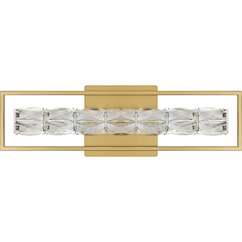 Dazzle Integrated LED Soft Gold Bath Light with CCT Switch