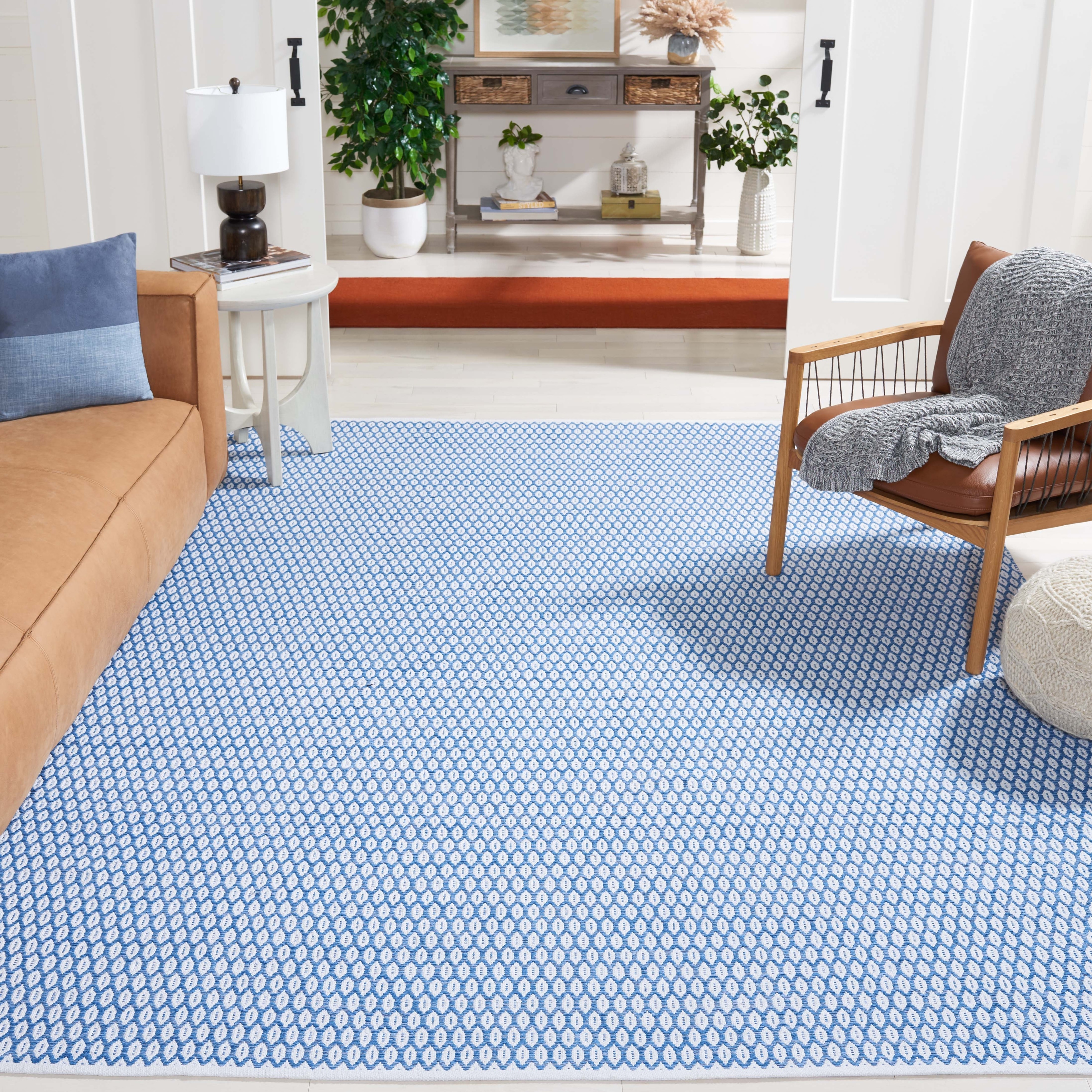 SAFAVIEH Handmade Flatweave Montauk Cassidy Casual Cotton Rug
