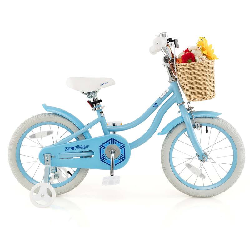 Prorider 16" Kid’s Bike with Training Wheels Adjustable Handlebar Seat - See Details