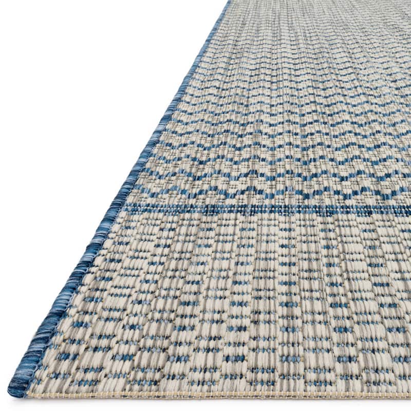 Alexander Home Havannah Chevron Stripe Indoor/ Outdoor Area Rug
