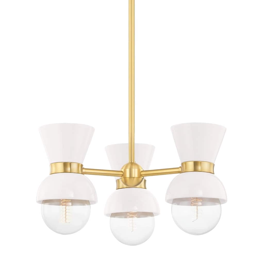 Gillian 3 Light Semi Flush