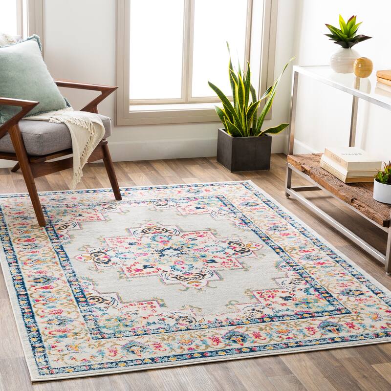 Artistic Weavers Teena Distressed Persian Medallion Area Rug