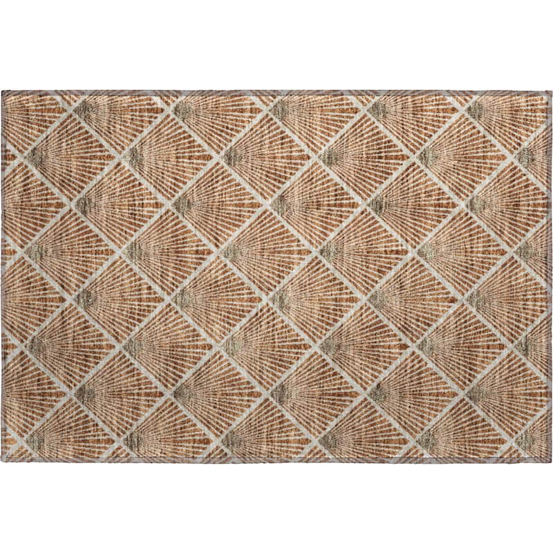 Premium Washable Super Soft Diamond Trellis Mayfield Rug