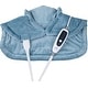 preview thumbnail 1 of 3, Soluxe Comfort Weighted Heating Pad for Neck & Shoulders, 4 Heat Settings with Auto Shut Off, Digital Controller Blue