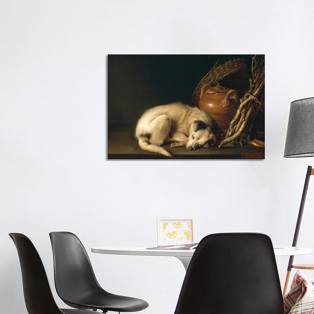 iCanvas "Dog At Rest, 1650" by Gerrit Dou Canvas Print